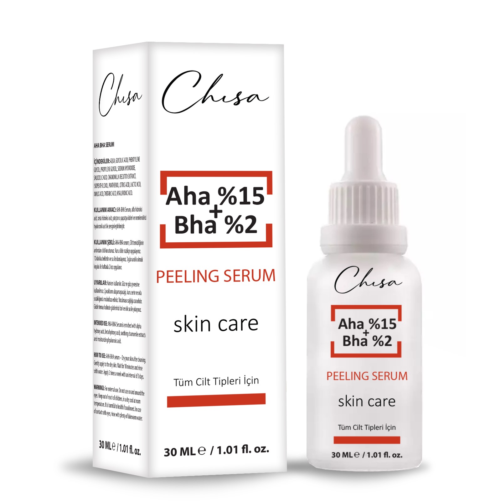 Chisa Aha 15% Bha 2% Peeling Serum